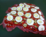Foto del paso 1 de la receta: Patorra de pavo rellena con salsa de almendras y nata