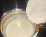 A picture of step 4 of Gobindobhog rice phirni.