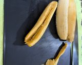 Foto del paso 1 de la receta: Plátanos Maduros Rellenos pollo y quesos (Canoas)