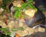 Foto langkah ke 4 dari resep Oseng buncis tahu tempe.