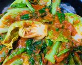 Foto langkah ke 6 dari resep Tumis Keciwis Bumbu Kencur.