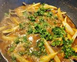 Foto del paso 7 de la receta: Bistec con papas en su jugo🌺