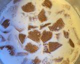 Une image de l'étape 2 de Crème brûlée aux spéculoos.