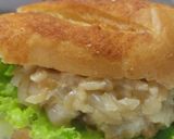 Foto del paso 10 de la receta: Sándwich de pollo y cebollas grilladas🥪🧀🍗