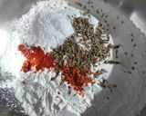 A picture of step 1 of Maida dosa.