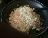 A picture of step 3 of Nasi Goreng.