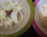 A picture of step 4 of Hard boiled egg chicks.