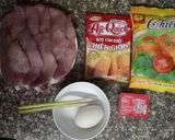 Hình bước làm 1 của món Thịt thăn chiên xù
