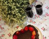 Hình bước làm 13 của món Chocolate heart cake