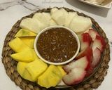 Foto langkah ke 5 dari resep Rujak Coel Bumbu Kacang.