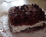 Csokis-tejfölös sütemény recept fázis 3 fotója