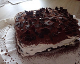 Csokis-tejfölös sütemény recept fázis 3 fotója