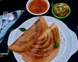 इंस्टेंट आटा सूजी डोसा(instant aata suji recipe in hindi) रेसिपी चरण 7 फोटो