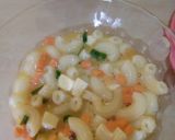 Foto langkah ke 4 dari resep Macaroni telur MPASI cemilan 15 month.