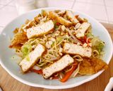 Hình bước làm 3 của món Mì xào chay