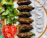 A picture of step 12 of Bharwa Karela (Stuffed Bitter Gourd).
