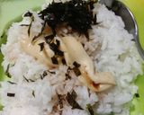 Foto langkah ke 2 dari resep Egg Mentai Rice.