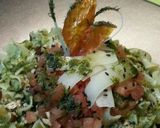 Foto del paso 11 de la receta Maltagliati con vinagreta de cilantro, avellanas y parmesano
