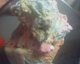 A picture of step 7 of Colourful thandai ice cream.