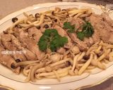 A picture of step 8 of Savory Pork Rolls with Two Kinds of Mushrooms.