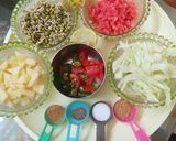 A picture of step 1 of Apple and Cabbage salad.
