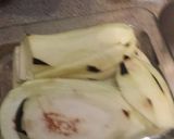 A picture of step 4 of egg plant lasagna .