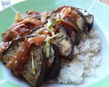 Foto del paso 9 de la receta: Berenjenas🍆 en salsa de cebollas🌶 picante🤔