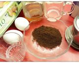 Hình bước làm 1 của món Latte Cà phê trứng sữa
