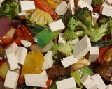 A picture of step 4 of Simple Mini quiche with roasted veg and feta.