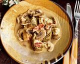 Foto del paso 4 de la receta: Alcachofas con champiñones y jamón