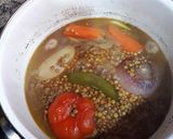 Foto del paso 4 de la receta Lentejas pardinas con crema de verduras y ras el hanout