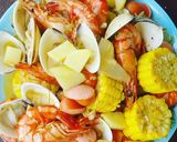Hình bước làm 3 của món Cajun kiểu Việt nam