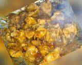 A picture of step 4 of Imli chicken.