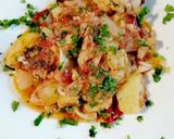 Pas rețetă Aripioare (pulpe, piept, ce vreți) cu legume 7 fotografie