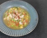 A picture of step 6 of Vegetable Minestrone Soup.