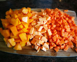 Foto del paso 2 de la receta: Crema de calabaza, boniato y zanahoria