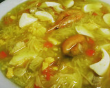 Foto del paso 5 de la receta: Sopa de marisco y pollo