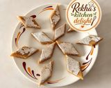 A picture of step 9 of Kaju Katli (Cashew Diamond Sweet).