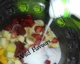 A picture of step 2 of Custard fruit salad.