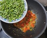 A picture of step 5 of Radish pod paneer masala.