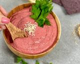 Une image de l'étape 3 de Houmous de betterave rouge.