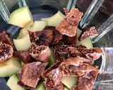 Une image de l'étape 1 de Smoothie avocat et figues séchés.