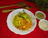 A picture of step 7 of Sprout poha.