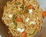 ক্যাপ্সিকাম হাক্কা নুডুলস (capsicum hakka noodles recipe in Bengali) রেসিপি ধাপ - 5 ছবি