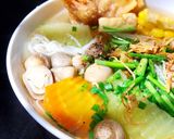 Hình bước làm 4 của món Bún Gạo Thập Cẩm Chay