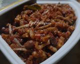 Foto langkah ke 6 dari resep Balado Teri Kacang Tempe Pedas Manis Harapan.