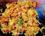 A picture of step 5 of Kathal (Jackfruit) dry curry.