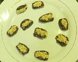 A picture of step 3 of Stuffed Dates.