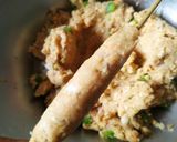 A picture of step 4 of Veg seekh kabab sizzler.