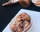 A picture of step 5 of Nutella ice cream.